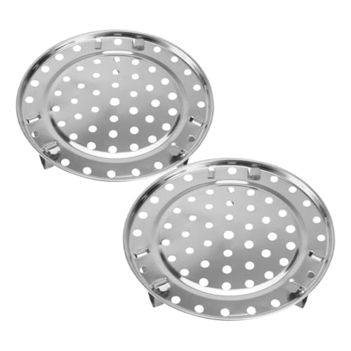 Zerodeko 2 Stück Dampfhalter mit Dreibeinigem Design Stabiler Steamer Halter für Töpfe und Gasherde Multifunktionales Dampfkorb Tablett zum Dämpfen Kühlen und Servieren Teilig Zerodeko 2 Stück Dampfhalter mit Dreibeinigem Design Stabiler Steamer Halter für Töpfe und Gasherde Multifunktionales Dampfkorb Tablett zum Dämpfen Kühlen und Servieren Teilig von Zerodeko