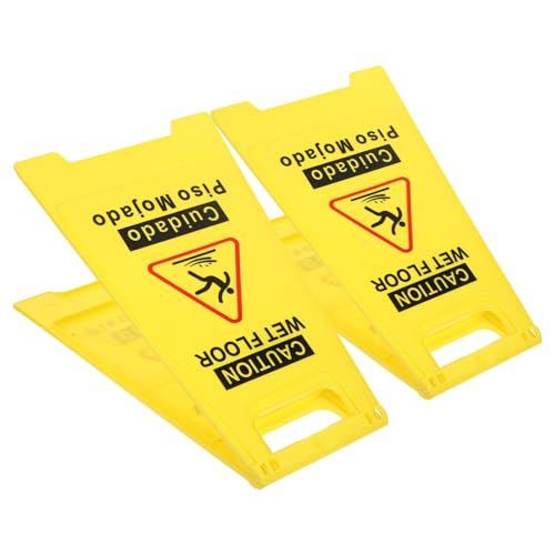 Zerodeko 2 Stück Doppelseitiges Warnschild Caution Wet Floor aus Klappbarem Pp material Hochsichtbar Gelb mit Piktogramm Zweisprachig Englisch Spanisch Robust und Vielseitig für Gewerbe Zerodeko 2 Stück Doppelseitiges Warnschild Caution Wet Floor aus Klappbarem Pp material Hochsichtbar Gelb mit Piktogramm Zweisprachig Englisch Spanisch Robust und Vielseitig für Gewerbe von Zerodeko