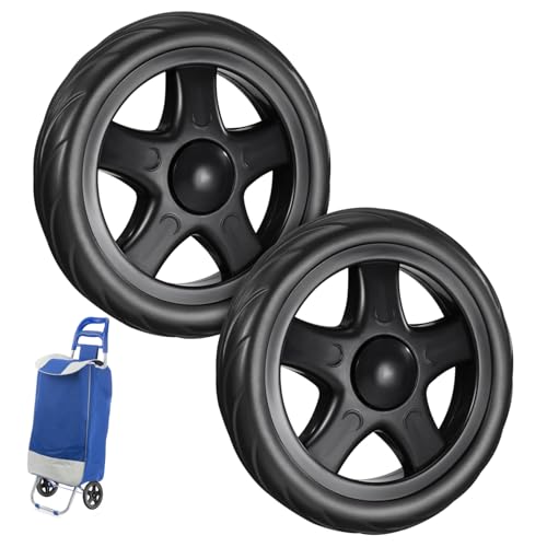 Zerodeko 2 Stück Ersatzräder für Einkaufstrolley Kleine Schwarze Leicht zu Montieren Rollstabil für Treppen Geeignet für Wäschewagen und Faltbare Einkaufskörbe Zerodeko 2 Stück Ersatzräder für Einkaufstrolley Kleine Schwarze Leicht zu Montieren Rollstabil für Treppen Geeignet für Wäschewagen und Faltbare Einkaufskörbe von Zerodeko