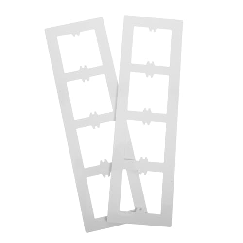 Zerodeko 2 Stück Fach Wandschalterplatte für Standard Wippschalter und Steckdosen Dekorative Abdeckung für Sauberes Wanddesign und Modernen Look von Zerodeko