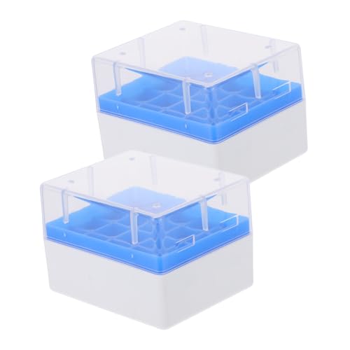 Zerodeko 2 Stück Gefrierrohrbox mit Fächern aus PP Temperaturstabiler Kryo-Gefrierschrank für Probenlagerung Mikrozentifugenrohrhalter für Kliniken Krankenhäuser Forschungseinrichtungen Zerodeko 2 Stück Gefrierrohrbox mit Fächern aus PP Temperaturstabiler Kryo-Gefrierschrank für Probenlagerung Mikrozentifugenrohrhalter für Kliniken Krankenhäuser Forschungseinrichtungen von Zerodeko