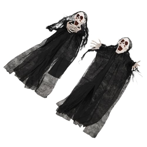 Zerodeko 2 Stück Halloween Deko Aufhängbare Skelett Figuren Halloween Deko Outdoor Wiederverwendbar Für Garten Spukhaus Escape Zerodeko 2 Stück Halloween Deko Aufhängbare Skelett Figuren Halloween Deko Outdoor Wiederverwendbar Für Garten Spukhaus Escape von Zerodeko