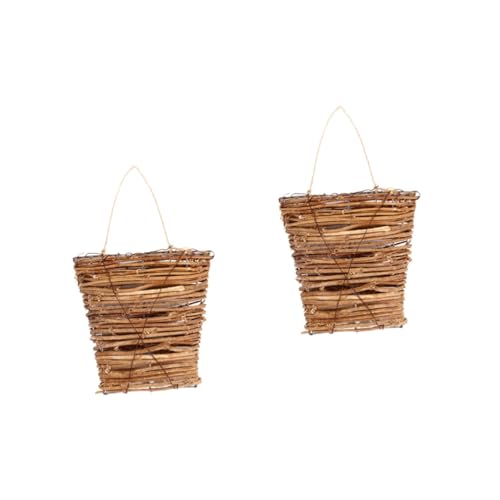 Zerodeko 2 Stück Handgewebte Hängekörbe Türkörbe Pflanzgefäße Künstlicher Hängekorb Heim Und Außenwanddekoration Pflanzen Hängekorb Blumentopf Hängende Kunstpflanze Holz Zerodeko 2 Stück Handgewebte Hängekörbe Türkörbe Pflanzgefäße Künstlicher Hängekorb Heim Und Außenwanddekoration Pflanzen Hängekorb Blumentopf Hängende Kunstpflanze Holz von Zerodeko