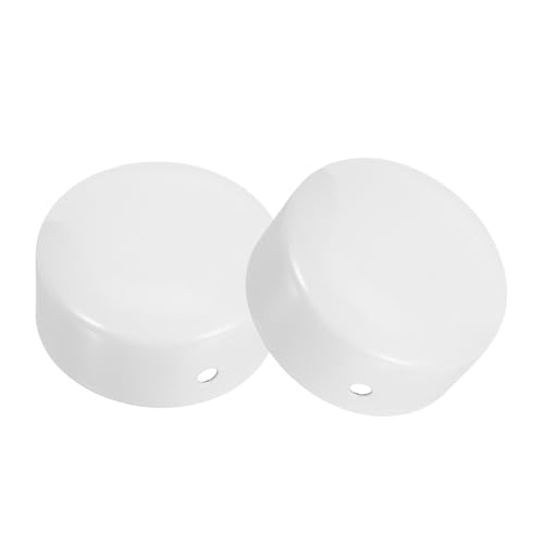 Zerodeko 2 Stück Handlaufabdeckung Edelstahlabdeckung Handlauf Verbindungskappe Handlauf Endstopper Treppengeländer Stecker Handlauf Dichtungsgeländer Kappe Weiß von Zerodeko