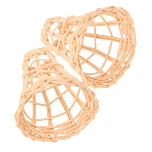 Zerodeko 2 Stück Kleine Handgewebte Rattan lampenschirme Dekorative Lichtabdeckungen für Kronleuchter und Tischlampen Vielseitige Mini lampenschirme für Stilvolle Wohnraumgestaltung Zerodeko 2 Stück Kleine Handgewebte Rattan lampenschirme Dekorative Lichtabdeckungen für Kronleuchter und Tischlampen Vielseitige Mini lampenschirme für Stilvolle Wohnraumgestaltung von Zerodeko