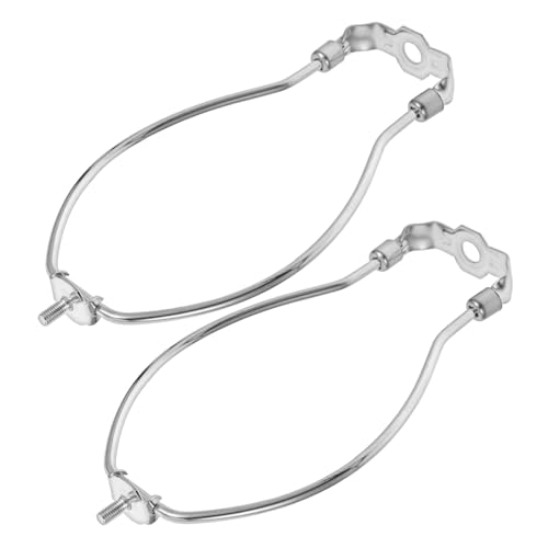 Zerodeko 2 Stück Lampenharfen Halterung Lampenschirmhalter Metall Hornhalterung Abnehmbar Für Tisch und Stehlampen Beleuchtungszubehör Zerodeko 2 Stück Lampenharfen Halterung Lampenschirmhalter Metall Hornhalterung Abnehmbar Für Tisch und Stehlampen Beleuchtungszubehör von Zerodeko