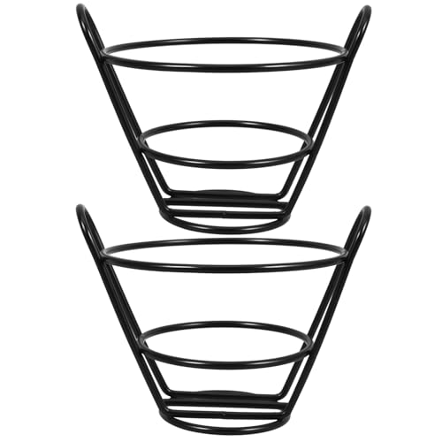 Zerodeko 2 Stück Metall Drahtkorb Halter für Pommes Frites Snack Präsentationsständer für Hühnchen Snacks Langlebig Praktisch für Partys und Buffets Zerodeko 2 Stück Metall Drahtkorb Halter für Pommes Frites Snack Präsentationsständer für Hühnchen Snacks Langlebig Praktisch für Partys und Buffets von Zerodeko