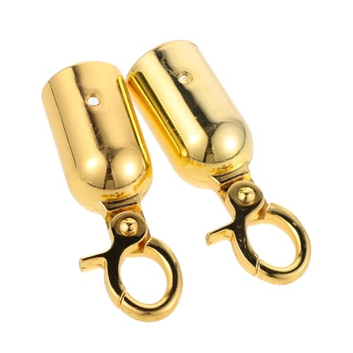 Zerodeko 2 Stück Metall Endkappen Seil Endkappe Mit Haken Rungen Seil Metallhaken Metallseilkappe Gewindehaken Zaunhaken Stopper Kordel Deko Zerodeko 2 Stück Metall Endkappen Seil Endkappe Mit Haken Rungen Seil Metallhaken Metallseilkappe Gewindehaken Zaunhaken Stopper Kordel Deko von Zerodeko