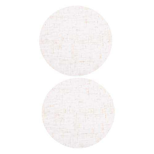Zerodeko 2 Stück Runde Lampenschirm Diffusoren Diffusorplatten für Tischlampen und Kronleuchter Blendfreier Lichtschutz und Augenschonende Abdeckung von Zerodeko