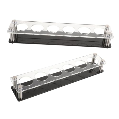 Zerodeko 2 Stück Schnapsglas Halter mit Löchern Serviertablett für Tequila und für Bar Party und Club Veranstaltungen von Zerodeko