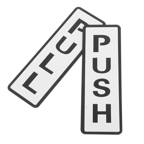 Zerodeko 2 Stück Selbstklebende Teilig Acryl Türschilder Push Pull für Glas Holz Metall Türen Büro Geschäft Klare Türmarkierung Schwarz Zerodeko 2 Stück Selbstklebende Teilig Acryl Türschilder Push Pull für Glas Holz Metall Türen Büro Geschäft Klare Türmarkierung Schwarz von Zerodeko