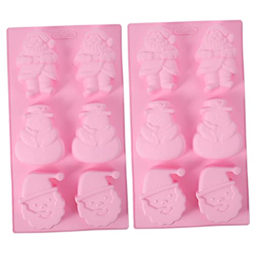 Zerodeko 2 Stück Silikon Kuchenformen mit Fächern Weihnachtsmotive von Santa und Schneemann für DIY Backen für Kuchen Seifen und Weihnachtsdekoration Zufällige Farbe Zufällige Farbe Zerodeko 2 Stück Silikon Kuchenformen mit Fächern Weihnachtsmotive von Santa und Schneemann für DIY Backen für Kuchen Seifen und Weihnachtsdekoration Zufällige Farbe Zufällige Farbe von Zerodeko