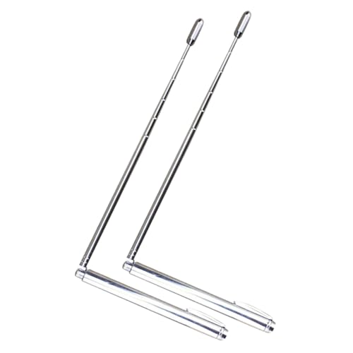 Zerodeko 2 Stück Teiliges Dowsing Rod aus Edelstahl Flexible Drehbare Wünschelruten für Outdoor Schatzsuche Professionelles Tragbares Paranormal Werkzeug zur Effektiven Energiesuche von Zerodeko