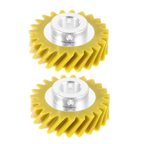 Zerodeko 2 Stück Teiliges Schneckengetriebe Ersatz für Handmixer Langlebiges Mixer Präzise Passform Einfache Montage Vielseitiges Küchenzubehör für Mischen und Kneten von Zerodeko