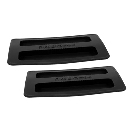 Zerodeko 2 Stück Teiliges Silikon Toaster Cover Staubschutz Abdeckung für Brotbackautomaten Hülle für Toaster Schwarz Haltbar Praktisch von Zerodeko