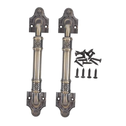 Zerodeko 2 Stück Vintage Metall Türknöpfe für Schiebetüren Rustikale Bronze für Schränke Garagen Bauernhaus und Möbelgestaltung Zerodeko 2 Stück Vintage Metall Türknöpfe für Schiebetüren Rustikale Bronze für Schränke Garagen Bauernhaus und Möbelgestaltung von Zerodeko