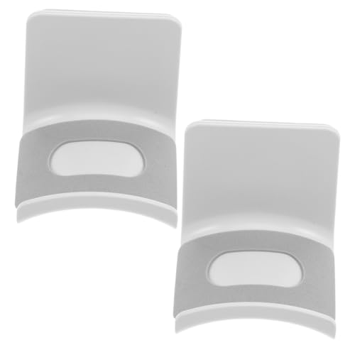 Zerodeko 2 Stück Wandhaken ohne Bohren Wandmontierte Aufhänger für Mäntel Handtücher und Küchenutensilien Robuste Halterung für Jacken und Handtücher Stilvolles Design Weiß von Zerodeko