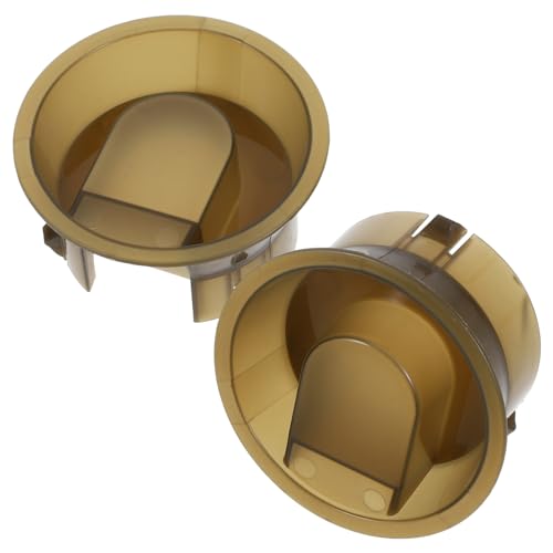 Zerodeko 2 Stück Wasserkrugdeckel aus Kunststoff Wiederverwendbare Deckel für und Wasserkrug als Ersatz für Wasserkrug und Wasserkocher mit Filterstreifen Braun von Zerodeko