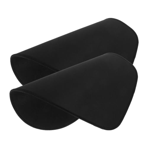 Zerodeko 2 Stück rutschfeste Matte Zubehör gleiten Stand Schieberegler Mixer Schieber für die Mischermatte Küchenschiebebad Mischermatten-Gleitpad Küchenmischer Gleitmatte Gummi Schwarz von Zerodeko
