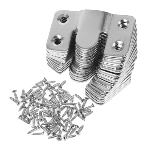 Zerodeko 20 Stück Teiliges Flush Mount Bracket mit Schrauben Interlocking Bilderrahmen Haken für Wandmontage Mirror Hanging Buckle Möbelverbinder und Galerie Wandmontage Silber Zerodeko 20 Stück Teiliges Flush Mount Bracket mit Schrauben Interlocking Bilderrahmen Haken für Wandmontage Mirror Hanging Buckle Möbelverbinder und Galerie Wandmontage Silber von Zerodeko