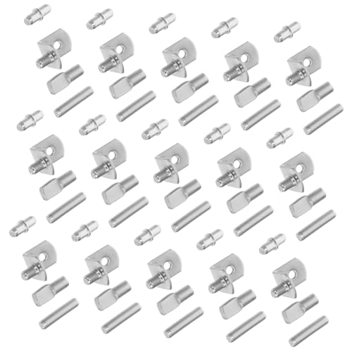 Zerodeko 200 Stück Regalstifte aus Regalträger für Holzregale Schrank und Kleiderschrankregale Einfache Installation Robust und Langlebig für Vielseitige Anwendungen der von Zerodeko