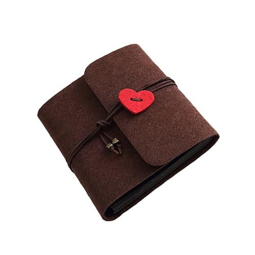 Zerodeko Fotoalbum Mit Mittlerem Filzeinband Scrapbooking Selbstklebende Seiten 30 Schwarze Blätter Vintage 201 X 247 Mm Kaffee Zerodeko Fotoalbum Mit Mittlerem Filzeinband Scrapbooking Selbstklebende Seiten 30 Schwarze Blätter Vintage 201 X 247 Mm Kaffee von Zerodeko