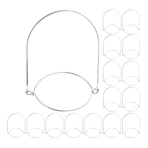 Zerodeko 24 Stücke Teiliges Edelstahl Drahtgriffe für Standard-mund Mason Einmachgläser Aufhängungshaken Langlebige Leichte Küchen Gartenzubehör von Zerodeko