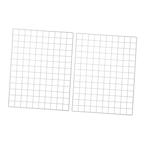 Zerodeko 2St Fotowandregal Wandgitterplatte Wandgitter-Organizer dekoratives Wandgitter Fotoanzeige Gitter Drahtwandgitter Bilderrahmen Wandpaneel aus Metallgitter Wandverzierung Eisen Weiß Zerodeko 2St Fotowandregal Wandgitterplatte Wandgitter-Organizer dekoratives Wandgitter Fotoanzeige Gitter Drahtwandgitter Bilderrahmen Wandpaneel aus Metallgitter Wandverzierung Eisen Weiß von Zerodeko