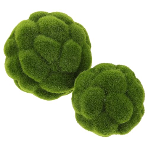 Zerodeko 2stücke Künstliche Mooskugeln Deko-Ball Ornament Simulierte Mooskugel Für Fenster Und Innenraum Dekoration Langlebig Leicht Und Realistisch Zerodeko 2stücke Künstliche Mooskugeln Deko-Ball Ornament Simulierte Mooskugel Für Fenster Und Innenraum Dekoration Langlebig Leicht Und Realistisch von Zerodeko