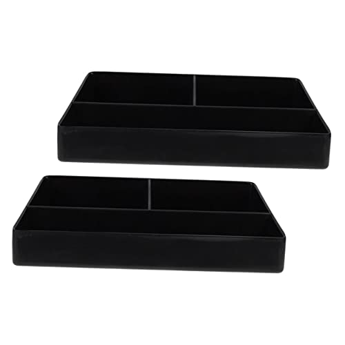 Zerodeko 2Stücke PVC Tee Organizer Box Multifunktionale Kaffeetasche für Aufbewahrung von Teebeuteln Süßwaren und Servietten für Zuhause Hotels und Cafés aus Robustem von Zerodeko