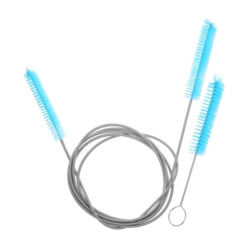 Zerodeko 2stücke Teiliges Rohrreinigungsbürsten Doppelkopf-Design Für Reinigung Schläuchen Und Rohren Aus Langlebigem Edelstahl Für Effektive Entfernung Von Schmutz Und Ablagerungen von Zerodeko