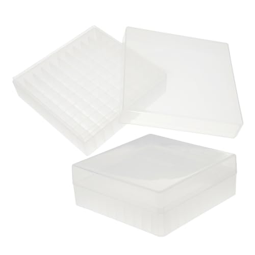 Zerodeko 2er-Packung Gefrierröhrenbox Wanne Lagerbehälter Testrohrregal Rohrhalter Aus Kunststoff Rohrgestell Aufbewahrungsboxen Für Gefrierschränke Pp Transparent von Zerodeko