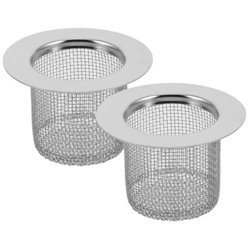 Zerodeko 2er Set Abflusssieb Aus Edelstahl 4cm Für Badezimmer Waschbecken Dusche Und Badewanne Effektiver Haarfänger Und Abflussfilter Rostfrei Und Langlebig Ideal Für Küche Und von Zerodeko
