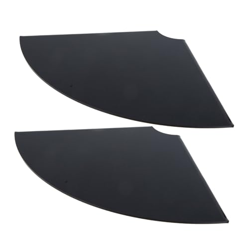 Zerodeko 2sätze Wandmontierte Acryl Für Lautsprecher Und Deko Eckregal Für Bad Küche Und Wohnzimmer Schwebendes Floating Shelf Starker Halt Und Modernes Design von Zerodeko