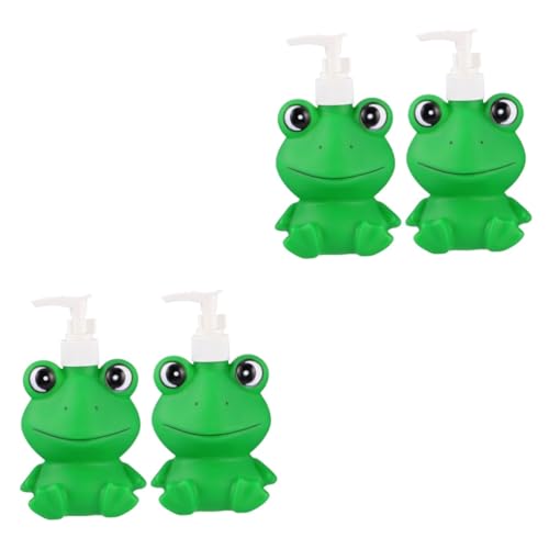 Zerodeko 2stücke Kids Shampoo Dispenser Lustiger Frosch-Design Multifunktionale Lotion Und Seifenspender Für Junge Mädchen Einfache Handhabung Und Reinigung Zerodeko 2stücke Kids Shampoo Dispenser Lustiger Frosch-Design Multifunktionale Lotion Und Seifenspender Für Junge Mädchen Einfache Handhabung Und Reinigung von Zerodeko