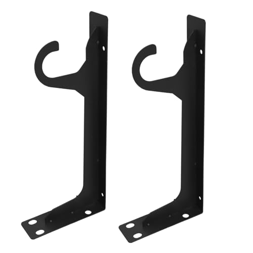 Zerodeko 2stücke Kleiderstangenhalterung Robuste Metallhalterungen Für Schränke Wandmontage Mit Haken Für Zuhause Schlafzimmer Wohnzimmer Zerodeko 2stücke Kleiderstangenhalterung Robuste Metallhalterungen Für Schränke Wandmontage Mit Haken Für Zuhause Schlafzimmer Wohnzimmer von Zerodeko
