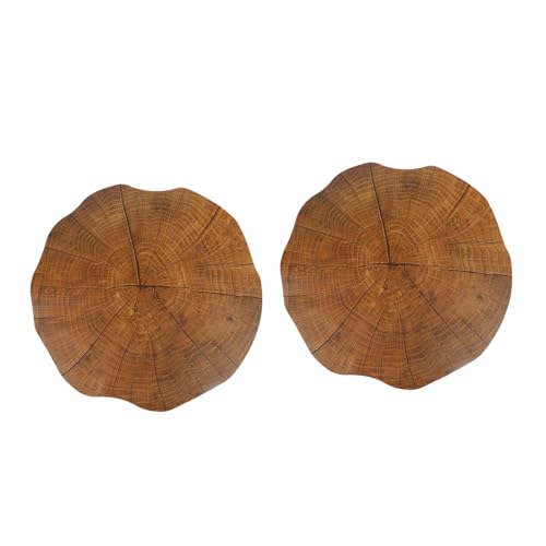 Zerodeko 2stücke Tischsets Aus Holz Dekorative Haushaltsmatten Verbrühungsschutzmatten rutschfest Für Getränke Und Tischdekoration Zerodeko 2stücke Tischsets Aus Holz Dekorative Haushaltsmatten Verbrühungsschutzmatten rutschfest Für Getränke Und Tischdekoration von Zerodeko
