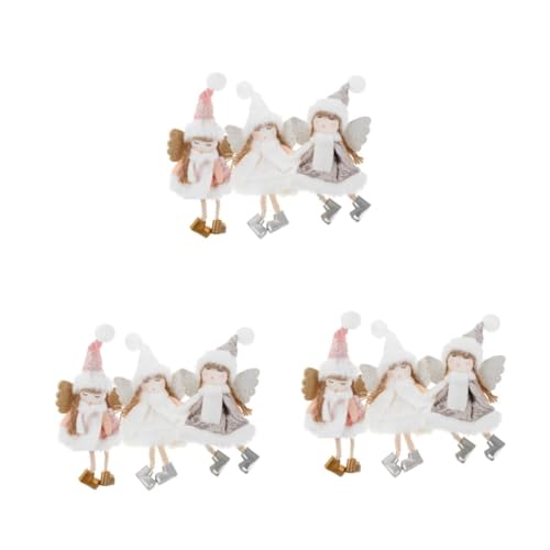 Zerodeko 3 Sätze Engel Mädchen Charm Figurine Holiday Topper Aufblasbare Klare Gefälschte Hängende Tierdekorationen Plüsch Baumschmuck Funkelnde Party Weihnachten Dekorative 3 Stück * 3 Zerodeko 3 Sätze Engel Mädchen Charm Figurine Holiday Topper Aufblasbare Klare Gefälschte Hängende Tierdekorationen Plüsch Baumschmuck Funkelnde Party Weihnachten Dekorative 3 Stück * 3 von Zerodeko