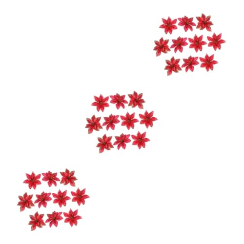 Zerodeko 3 Sätze Goldstaub-weihnachtsblumen Dekorativ Herbstblumen Künstlich Zur Dekoration Weihnachtsdeko Künstliche Blumen Weihnachten Simulierte Christbaumschmuck Rot 10 Stück * 3 Zerodeko 3 Sätze Goldstaub-weihnachtsblumen Dekorativ Herbstblumen Künstlich Zur Dekoration Weihnachtsdeko Künstliche Blumen Weihnachten Simulierte Christbaumschmuck Rot 10 Stück * 3 von Zerodeko