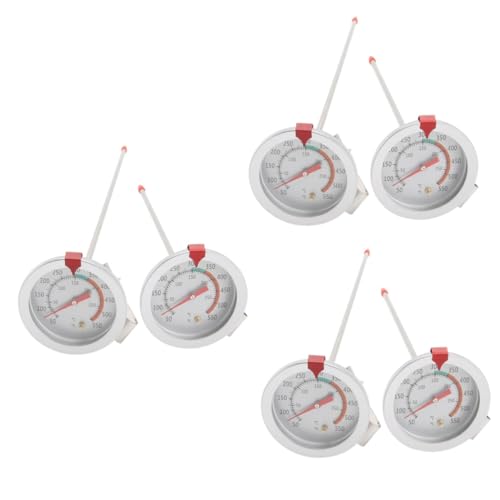 Zerodeko 3 Sätze Thermometer Temperaturanzeige Thermometer Mit Clip Weiß Edelstahl 2 Stücke * 3 von Zerodeko