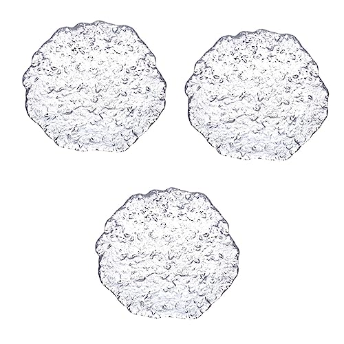 Zerodeko 3stücke Glas Salatteller Servierteller Für Salat Dessert Und Snacks Haushaltsgeschirr Für Essenspräsentation Spülmaschinenfest Und Mikrowellengeeignet von Zerodeko