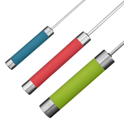 Zerodeko 3 Stück Halbautomatischer Edelstahl Schneebesen Bunter Handmixer für Küche Eier Teig Sahne Rühren Langlebig und Rostfrei mit Ergonomischem Griff Zerodeko 3 Stück Halbautomatischer Edelstahl Schneebesen Bunter Handmixer für Küche Eier Teig Sahne Rühren Langlebig und Rostfrei mit Ergonomischem Griff von Zerodeko