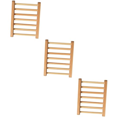 Zerodeko 3 Stück Holz Seifenhalter Natürlicher Seifenständer für Badezimmer Küche Abtropfdesign Hohlstruktur für Optimale Trocknung Deko Element für Zuhause Zerodeko 3 Stück Holz Seifenhalter Natürlicher Seifenständer für Badezimmer Küche Abtropfdesign Hohlstruktur für Optimale Trocknung Deko Element für Zuhause von Zerodeko