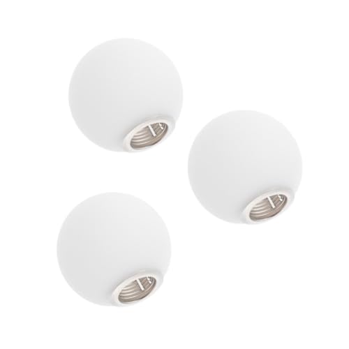 Zerodeko 3 Stück Schraubsockel Milchweißer Lampenschirm Frosted Rundkugel Jadeoptik Eleganter Lampenschirm für Deckenleuchten und Pendelleuchten Milchige Glaskugel für Badezimmer und Zerodeko 3 Stück Schraubsockel Milchweißer Lampenschirm Frosted Rundkugel Jadeoptik Eleganter Lampenschirm für Deckenleuchten und Pendelleuchten Milchige Glaskugel für Badezimmer und von Zerodeko