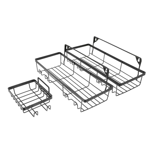 Zerodeko 3 Stück Teiliges Badregal ohne Bohren Vielseitiger Haushalts toilettenhalter aus Robustem Material Wandmontierter Duschablage eckständer für Shampoo und Badutensilien Einfache Zerodeko 3 Stück Teiliges Badregal ohne Bohren Vielseitiger Haushalts toilettenhalter aus Robustem Material Wandmontierter Duschablage eckständer für Shampoo und Badutensilien Einfache von Zerodeko