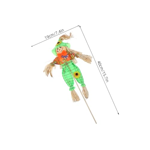 Zerodeko 3 Stück Teiliges Halloween Vogelscheuchen Stehende Ernte Dekoration Für Garten und Außen Herbstdeko Wiederverwendbar Leicht Und Kompakt von Zerodeko