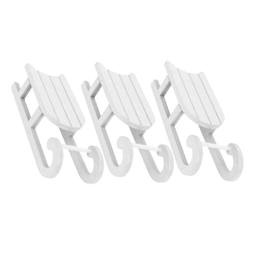 Zerodeko 3 Stück Teiliges Mini Handgefertigt mit Detailreicher Weihnachtsfigur Kleines Tischdekor Festliche Weihnachtsdekoration für Baum und DIY-basteln von Zerodeko