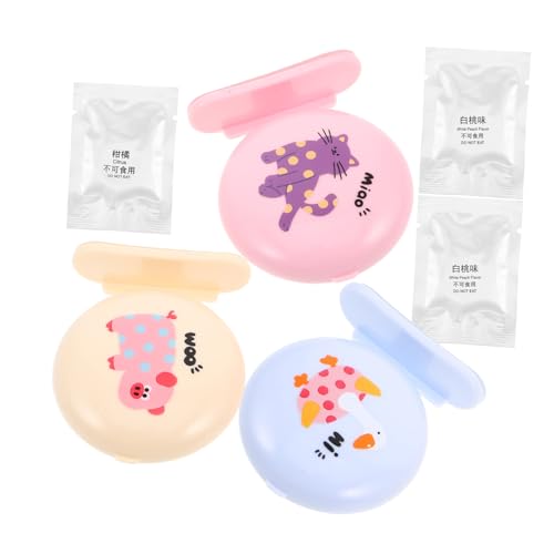 Zerodeko 3stücke Teiliges Toilet Lid Lifter Mit Aromatisierten Aufklebern Selbstklebender Toilettensitzgriff Für Moderne Badezimmer Und Hotels Installieren Pinke Katze Blaue Gans von Zerodeko