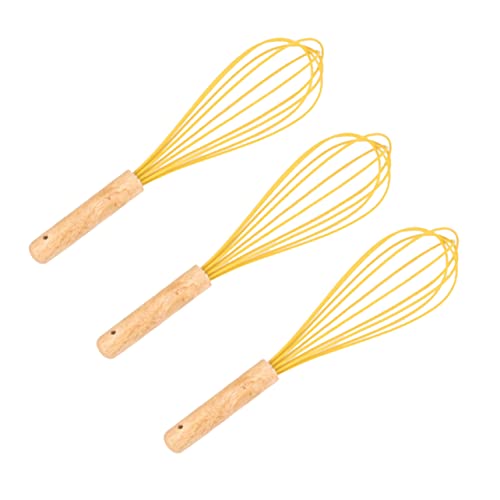 Zerodeko 3 Teiliger Schneebesen Handrührer Für Eigelb Zum Kochen Für Die Küche Eierschläger Handmixer Rührer Eiermixer Groß Multifunktional Zum Rühren Von Eiern Kurbel von Zerodeko