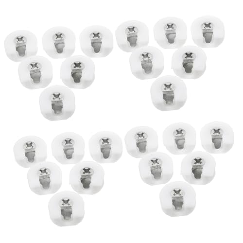 Zerodeko 30 Stück Regalstütz Pins aus Kunststoff für Wandmontierte Schränke Verstellbare Regalträger mit Verstecktem Design für Einfache Installation und Zuverlässige Unterstützung von Zerodeko